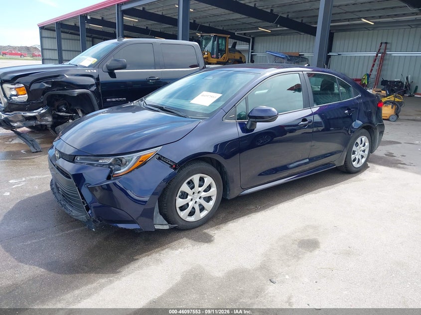 Vin: 5yfb4mde1sp303078, lot: 46597211, toyota corolla le 20252