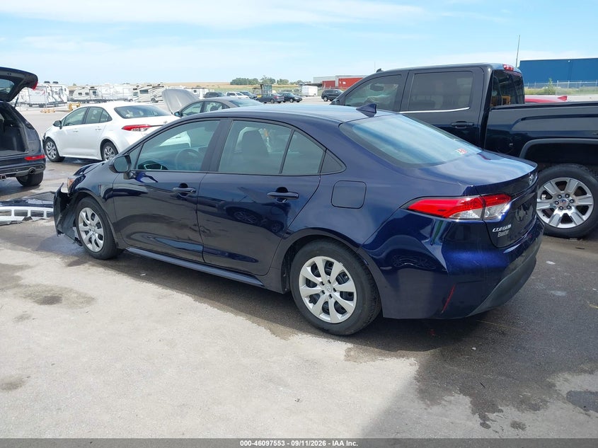 Vin: 5yfb4mde1sp303078, lot: 46597211, toyota corolla le 20253