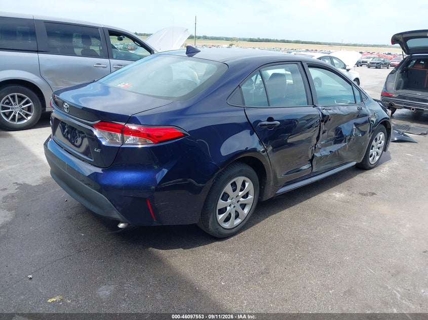 Vin: 5yfb4mde1sp303078, lot: 46597211, toyota corolla le 20254