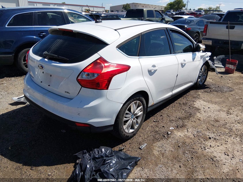 Vin: 1fahp3m20cl303140, lot: 46597220, ford focus sel 20124