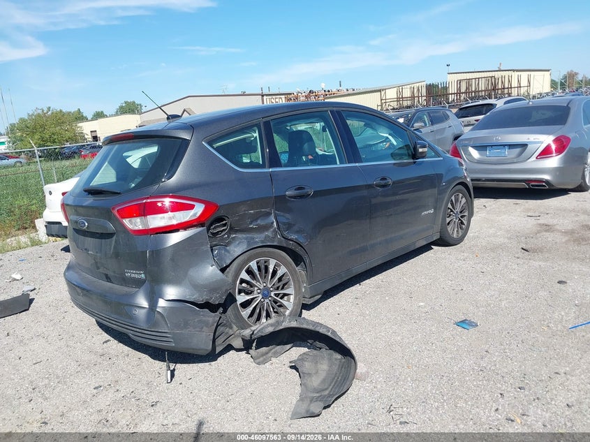 Vin: 1fadp5du0hl113101, lot: 46597221, ford c-max hybrid titanium 20174