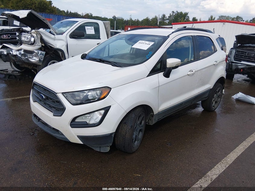Vin: maj6p1cl6jc246879, lot: 46597306, ford ecosport ses 20182