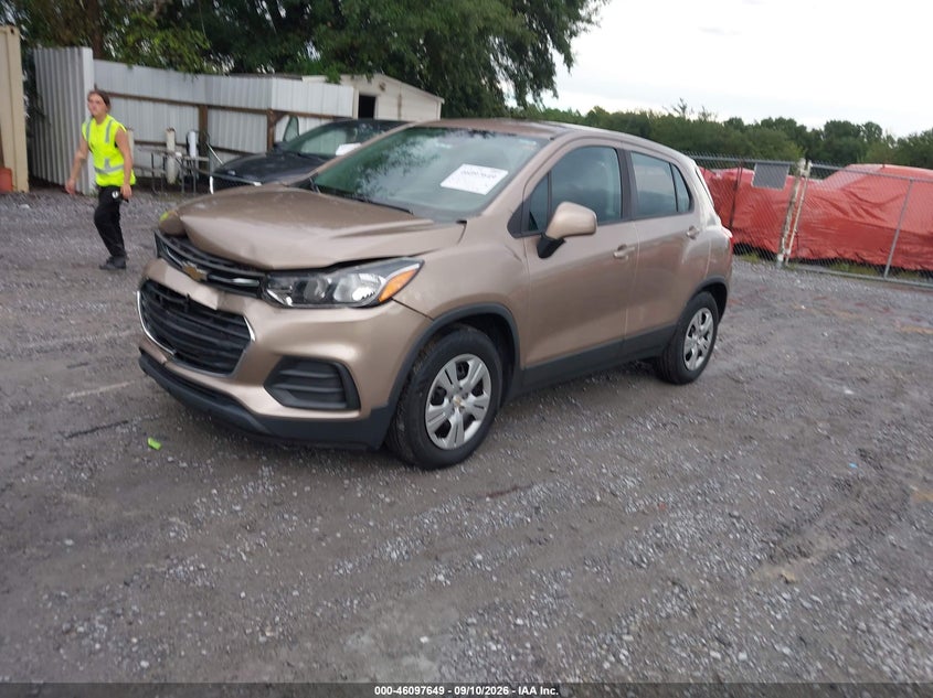 Vin: 3gncjksb9jl198822, lot: 46597307, chevrolet trax ls 20182