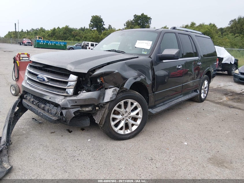 Vin: 1fmjk1kt0hea50354, lot: 46597322, ford expedition el limited 20172