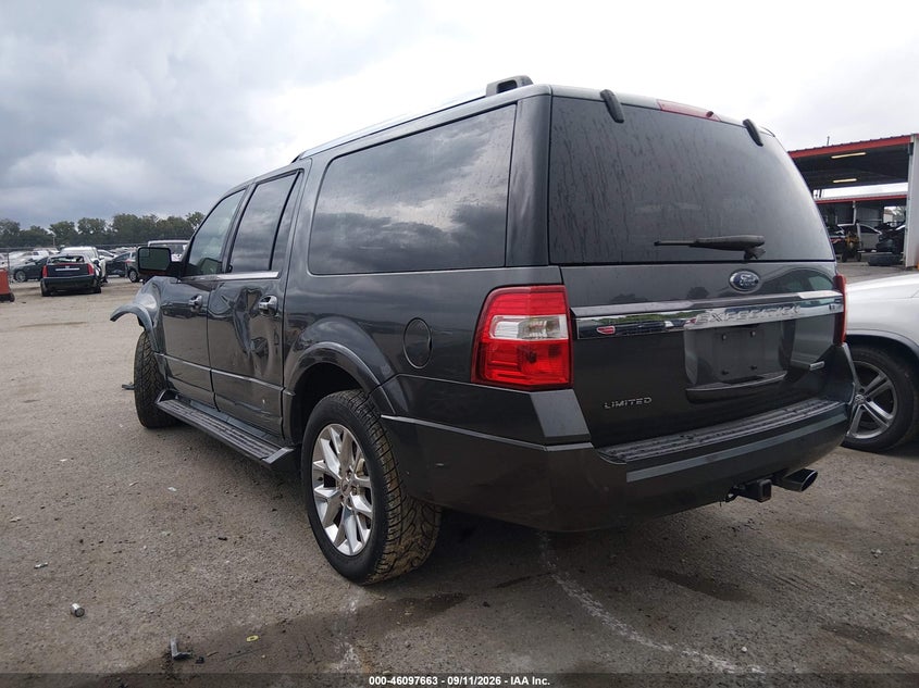 Vin: 1fmjk1kt0hea50354, lot: 46597322, ford expedition el limited 20173