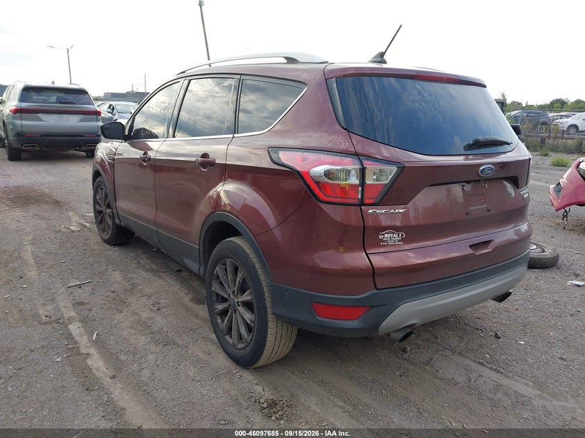 Vin: 1fmcu0j98jua08383, lot: 46597343, ford escape titanium 20183