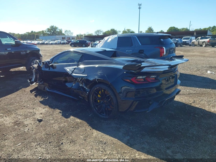 Vin: 1g1yf3d37t5605706, lot: 46597366, chevrolet corvette z06 , 3lz, rwd 20263