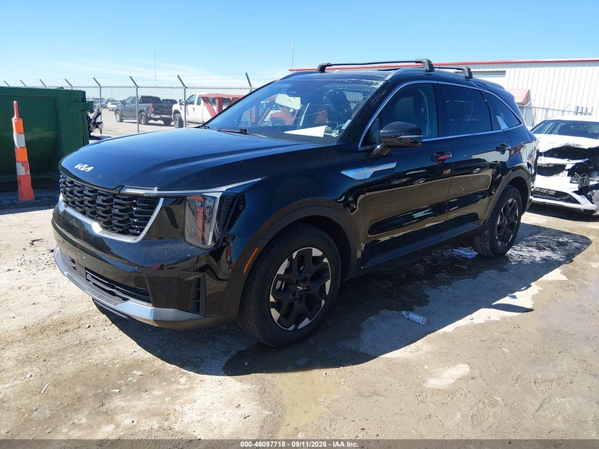 Vin: 5xyrl4jc0sg373549, lot: 46597376, kia sorento s 20252