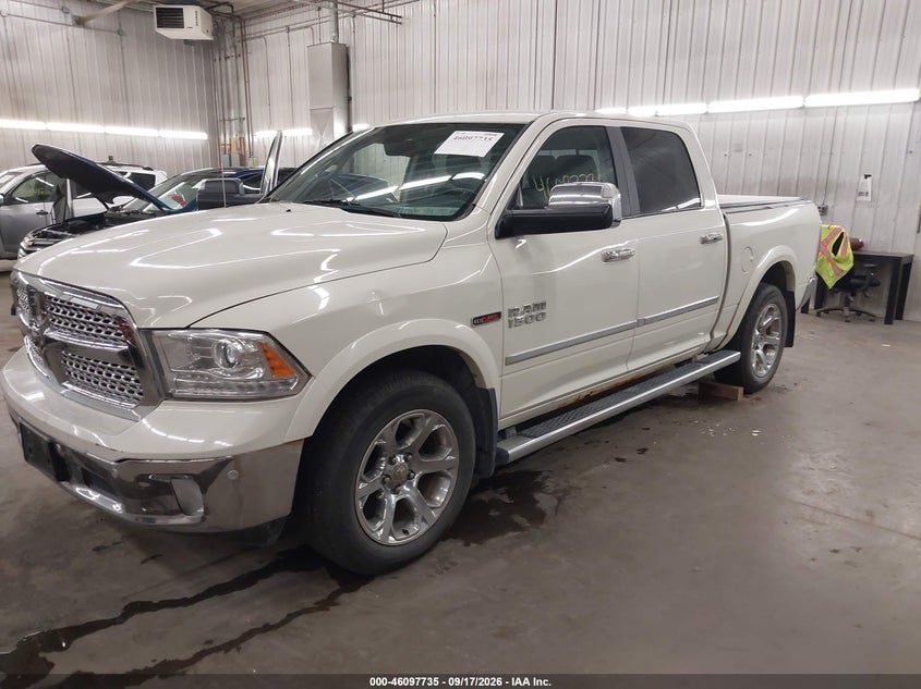 Vin: 1c6rr7nm0hs876415, lot: 46597393, ram 1500 laramie  4x4 5'7 box 20172