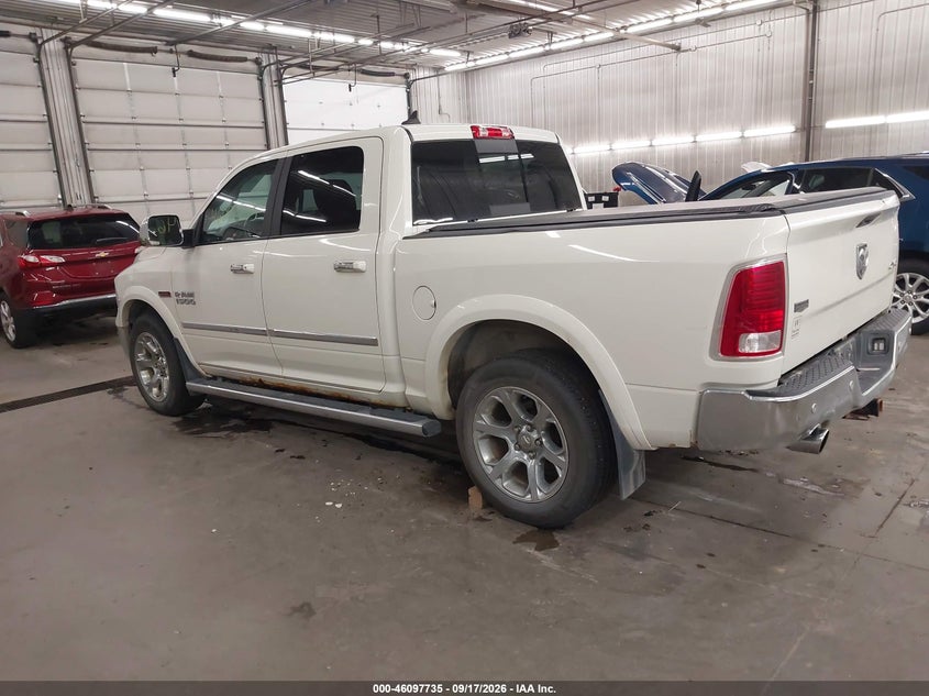 Vin: 1c6rr7nm0hs876415, lot: 46597393, ram 1500 laramie  4x4 5'7 box 20173