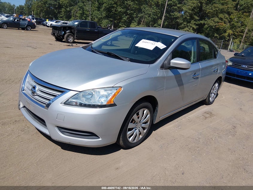 Vin: 3n1ab7ap7fy266118, lot: 46597400, nissan sentra fe+ s/s/sl/sr/sv 20152