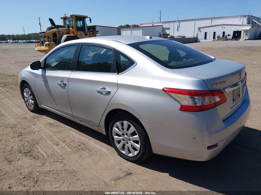 Vin: 3n1ab7ap7fy266118, lot: 46597400, nissan sentra fe+ s/s/sl/sr/sv 20153