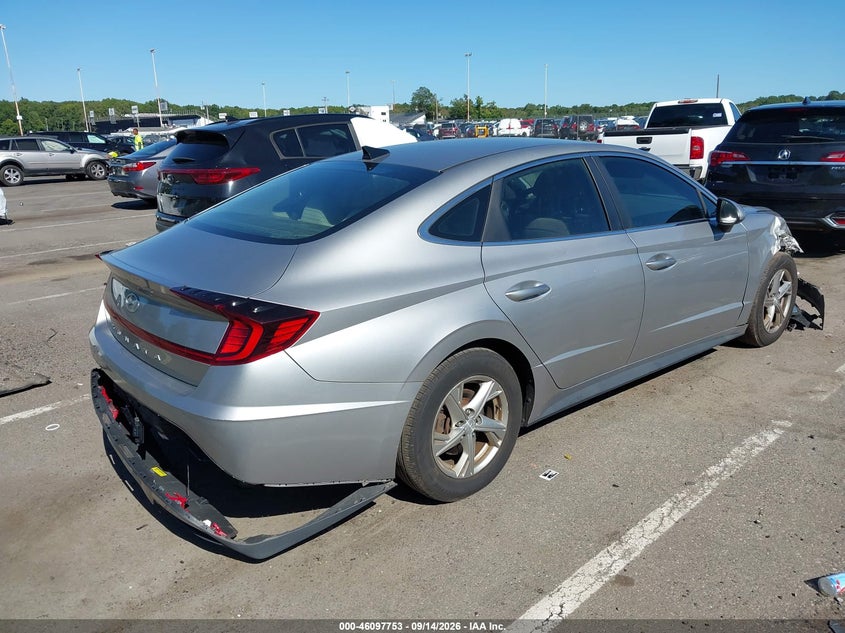 Vin: 5npeg4jaxlh014611, lot: 46597411, hyundai sonata se 20204