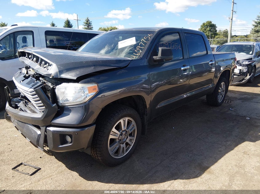 2014 Toyota Tundra, Удар спереду, IAAI, VIN 5TFAW5F14EX365330 — фото 2