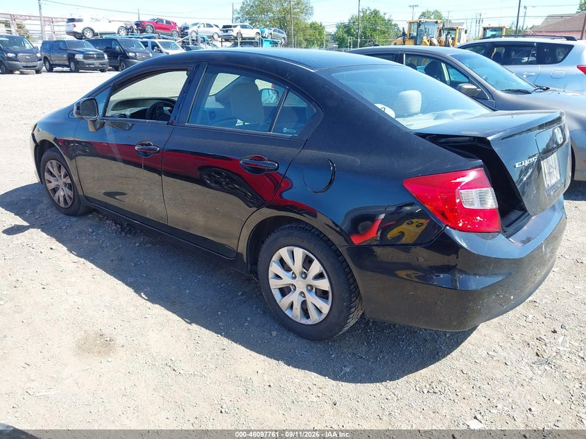 2012 HONDA CIVIC auction photo 3