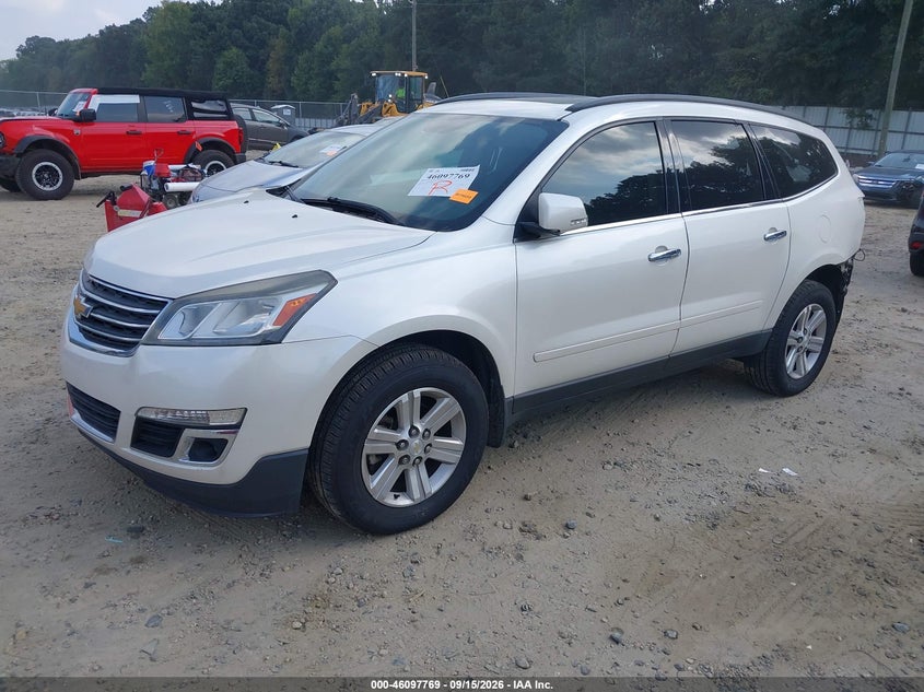 Vin: 1gnkrgkd3ej203545, lot: 46597427, chevrolet traverse 1lt 20142