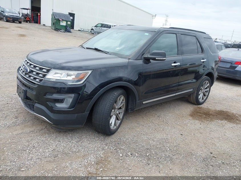 Vin: 1fm5k8f83hgd19340, lot: 46597448, ford explorer limited 20172