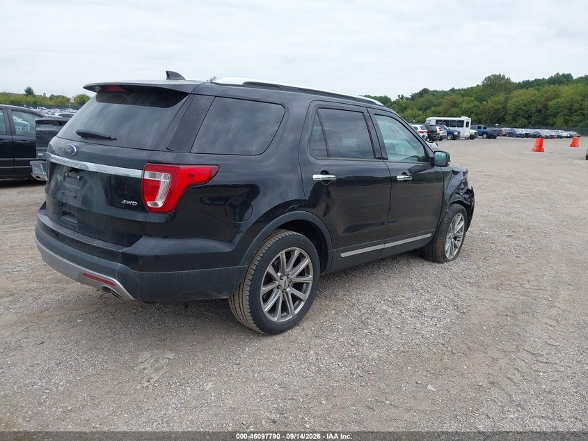 Vin: 1fm5k8f83hgd19340, lot: 46597448, ford explorer limited 20174