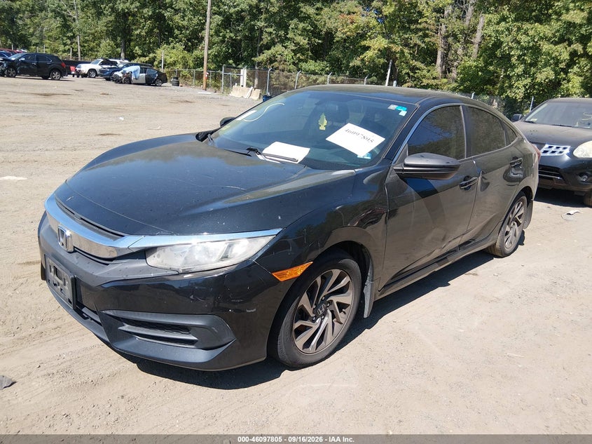 Vin: 19xfc2f74ge224665, lot: 46597463, honda civic ex 20162