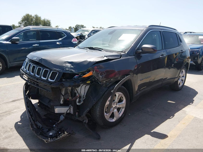 2021 Jeep Compass, Удар спереди, IAAI, VIN 3C4NJCBB5MT508122 — фото 2