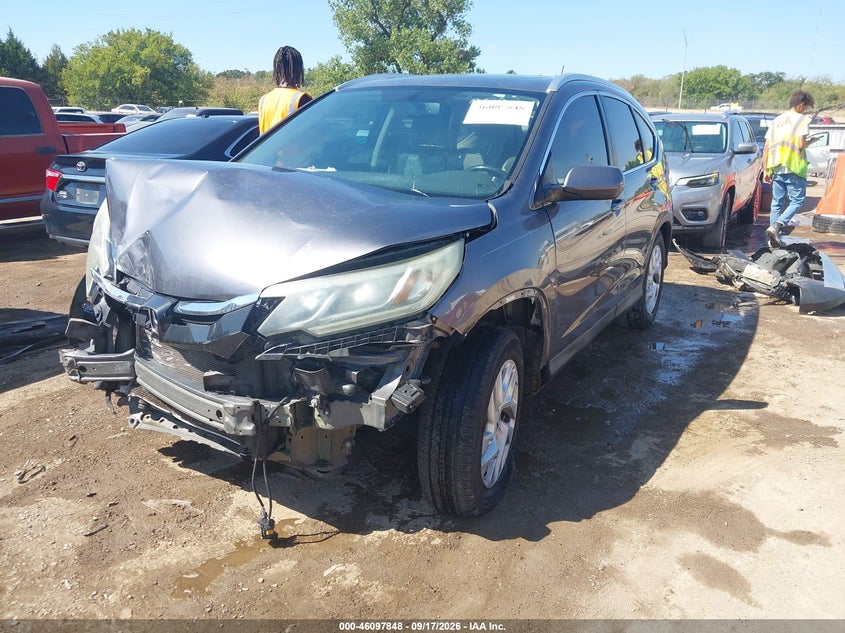 Vin: 2hkrm3h70fh522802, lot: 46597506, honda cr-v ex-l 20152