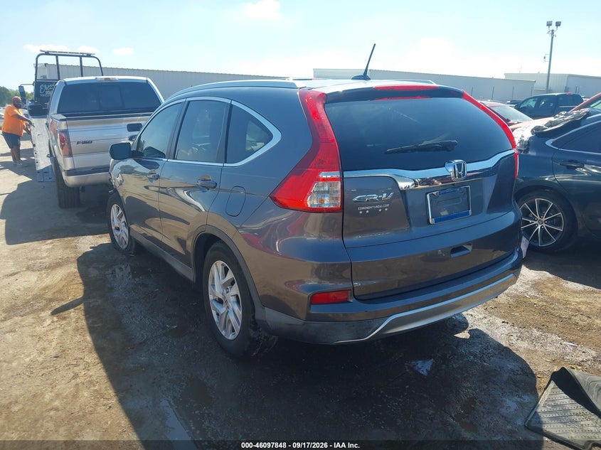 Vin: 2hkrm3h70fh522802, lot: 46597506, honda cr-v ex-l 20153