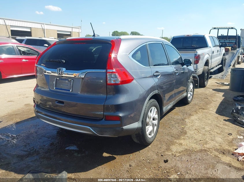 Vin: 2hkrm3h70fh522802, lot: 46597506, honda cr-v ex-l 20154