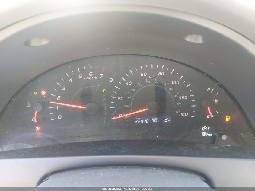 TOYOTA CAMRY 2007 VIN 4T1BE46K07U546628