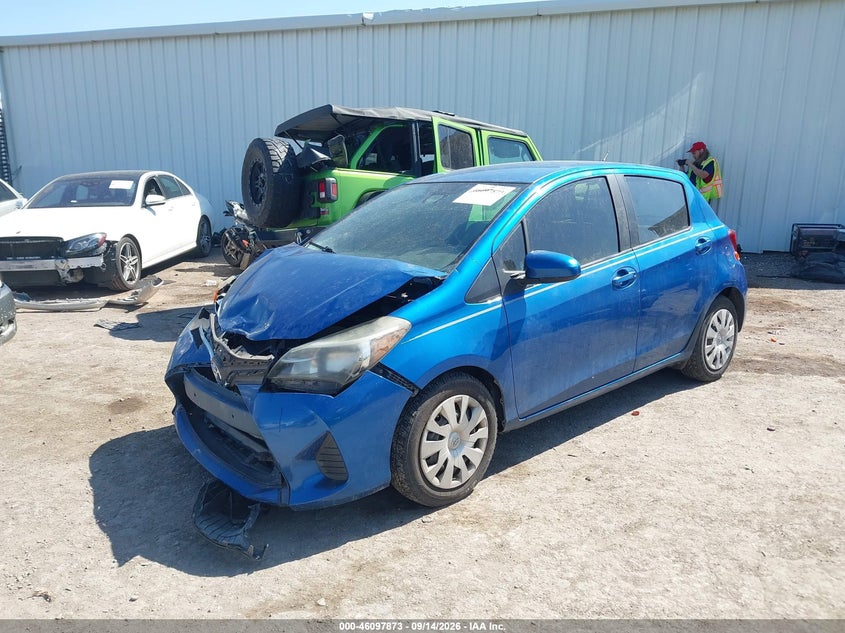 Vin: vnkktud39ha075272, lot: 46597531, toyota yaris l 20172