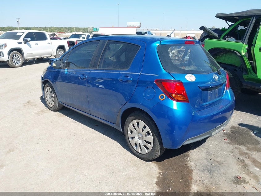 Vin: vnkktud39ha075272, lot: 46597531, toyota yaris l 20173
