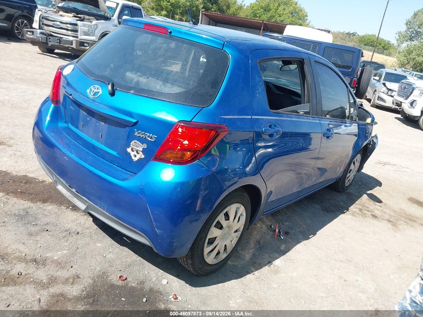 Vin: vnkktud39ha075272, lot: 46597531, toyota yaris l 20174