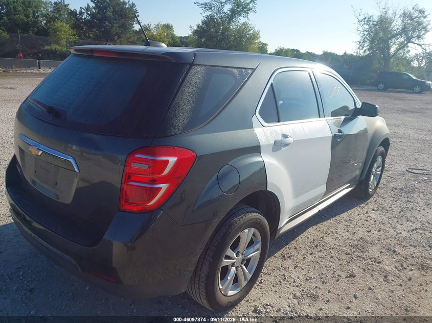 Vin: 2gnalbek6h1563689, lot: 46597532, chevrolet equinox ls 20174