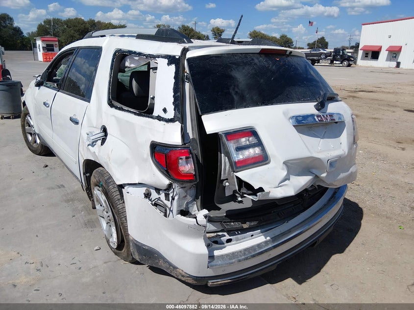 Vin: 1gkkrpkd6gj211557, lot: 46597540, gmc acadia sle-2 20163