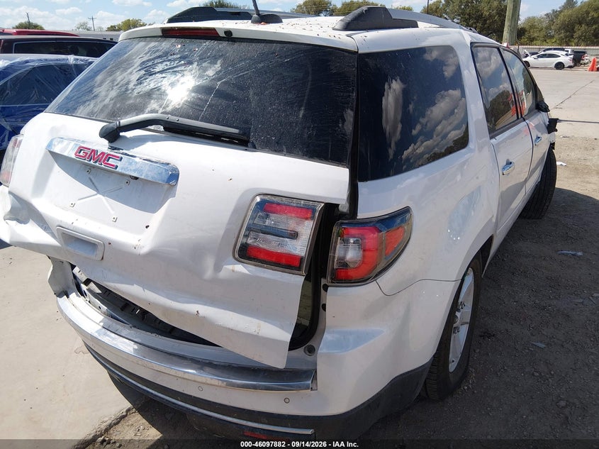 Vin: 1gkkrpkd6gj211557, lot: 46597540, gmc acadia sle-2 20164