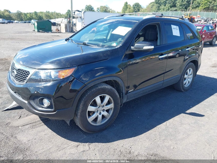 Vin: 5xyktda67cg291329, lot: 46597541, kia sorento lx 20122