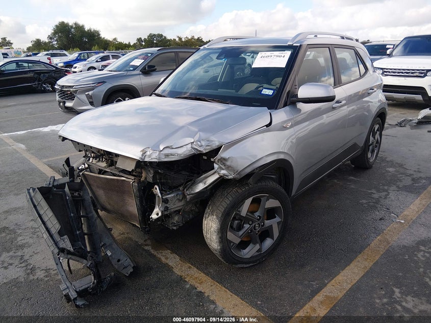 Vin: kmhrc8a36nu140474, lot: 46597562, hyundai venue sel 20222
