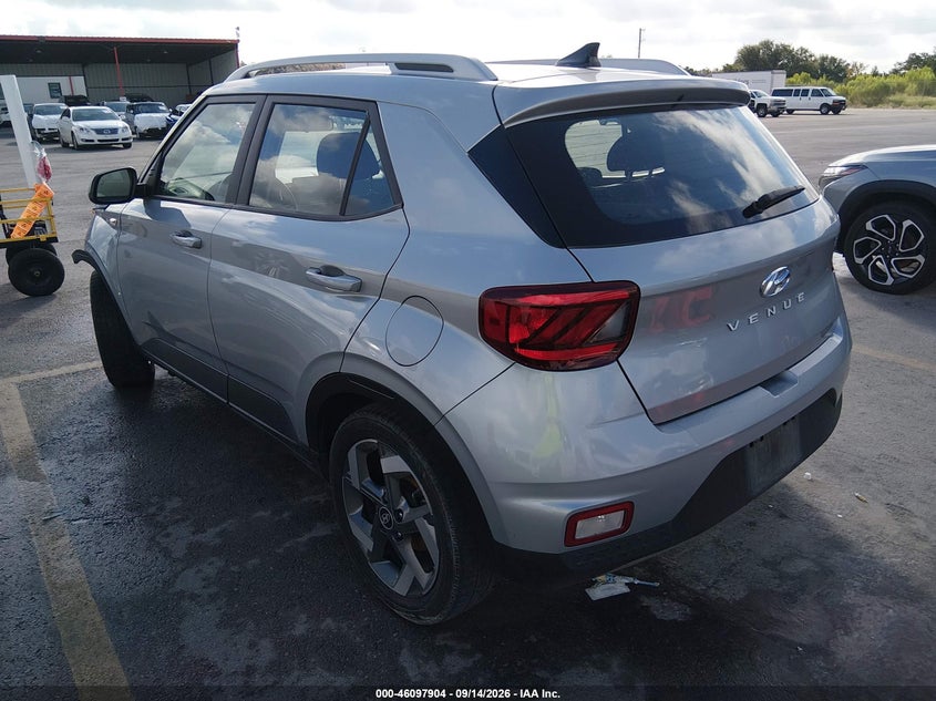 Vin: kmhrc8a36nu140474, lot: 46597562, hyundai venue sel 20223