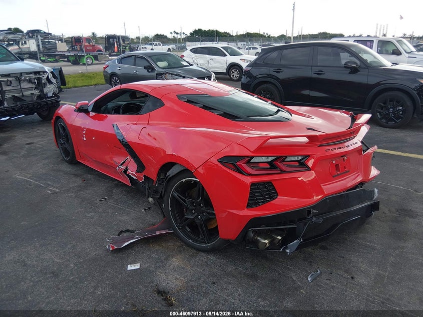 Vin: 1g1ya2d4xn5119363, lot: 46597571, chevrolet corvette stingray rwd  1lt 20223
