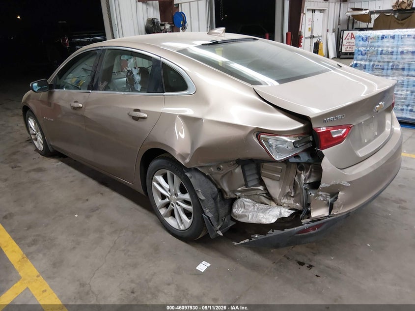 Vin: 1g1zd5st6jf216328, lot: 46597588, chevrolet malibu lt 20183