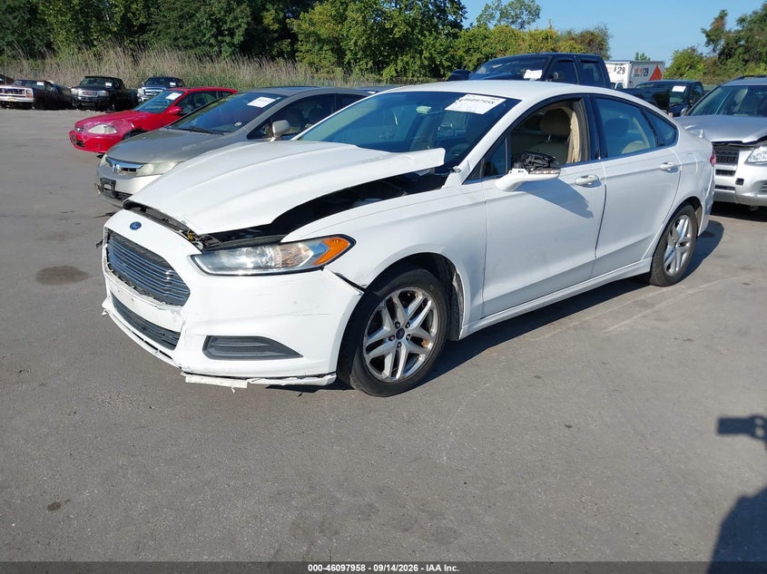 Vin: 1fa6p0hd2e5397532, lot: 46597616, ford fusion se 20142