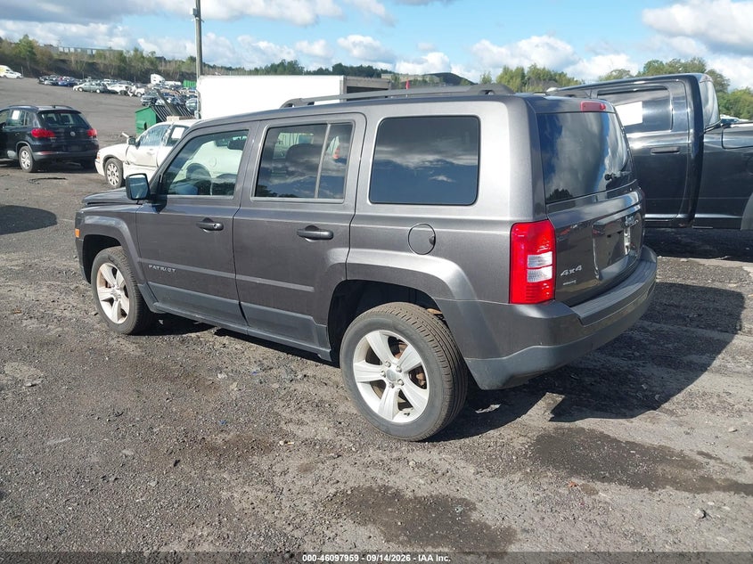 Vin: 1c4njrfb1ed729320, lot: 46597617, jeep patriot latitude 20143