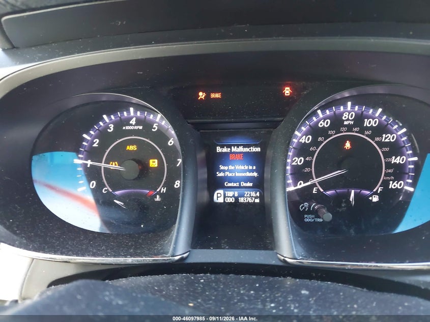 2016 TOYOTA AVALON auction photo 7