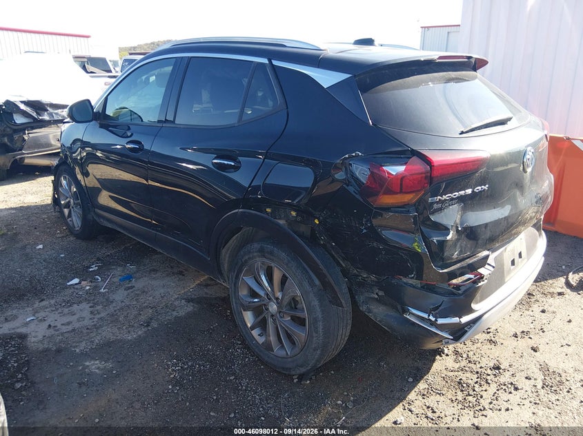 Vin: kl4mmfsl9nb065337, lot: 46597670, buick encore gx fwd essence 20223