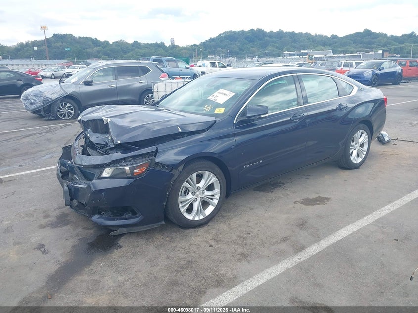 Vin: 2g1125s39f9138470, lot: 46597675, chevrolet impala 2lt 20152