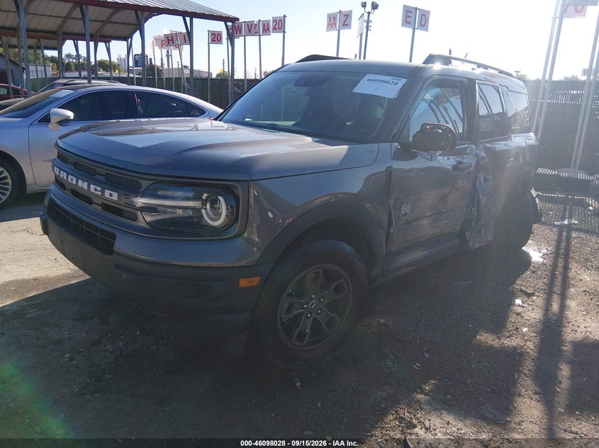 Vin: 3fmcr9b62prd53130, lot: 46597686, ford bronco sport big bend 20232