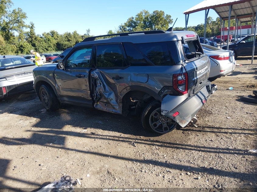 Vin: 3fmcr9b62prd53130, lot: 46597686, ford bronco sport big bend 20233