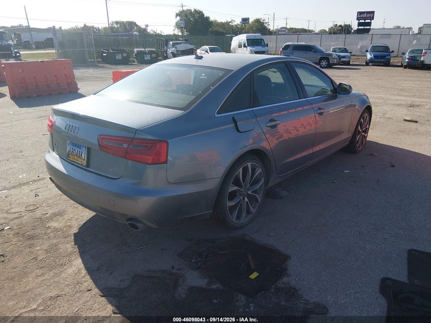 Vin: waugfafc8dn053734, lot: 46597701, audi a6 2.0t premium 20134