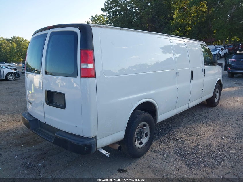 Vin: 1gcwgbfp4j1288252, lot: 46597710, chevrolet express 2500 work van 20184