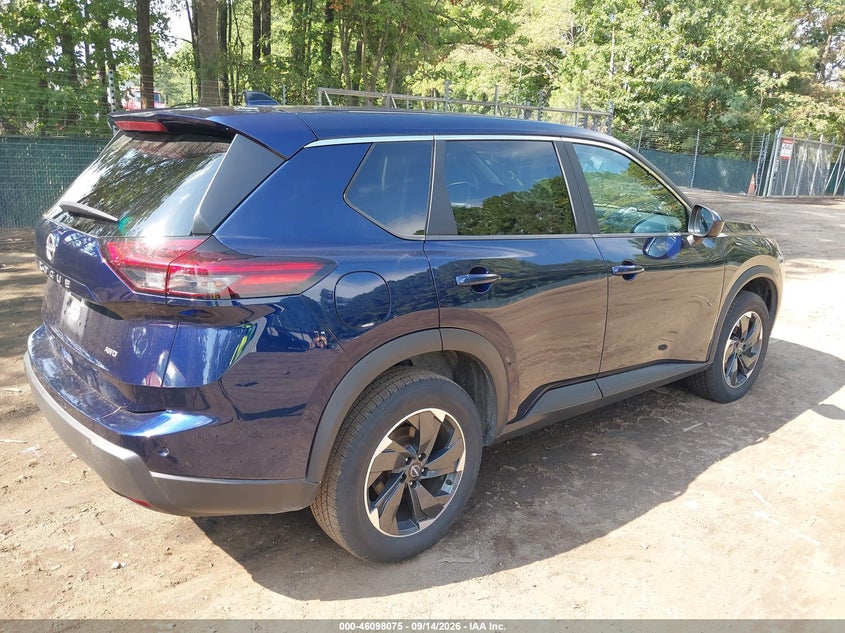 Vin: 5n1bt3bb7sc766711, lot: 46597733, nissan rogue sv intelligent awd 20254