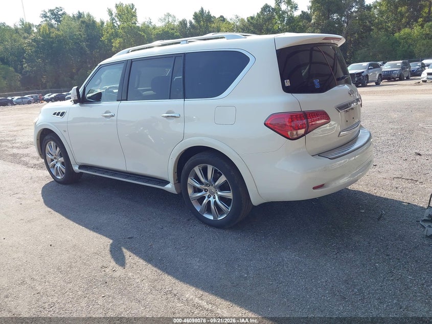 Vin: jn8az2nf4e9555463, lot: 46597734, infiniti qx80 20143